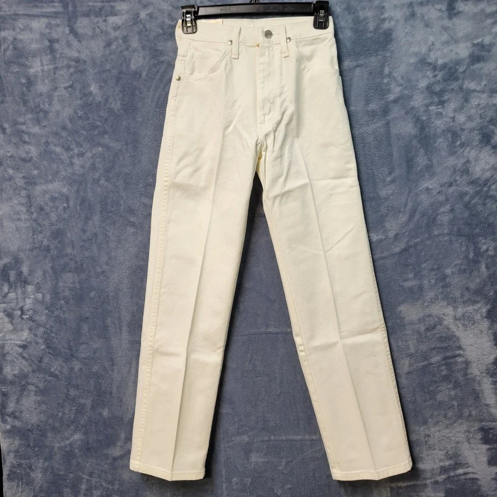 Wrangler Cowboy‎ Cut Slim Fit White Jeans 14MWZWI Girl's Size 1 x 30 NWT USA